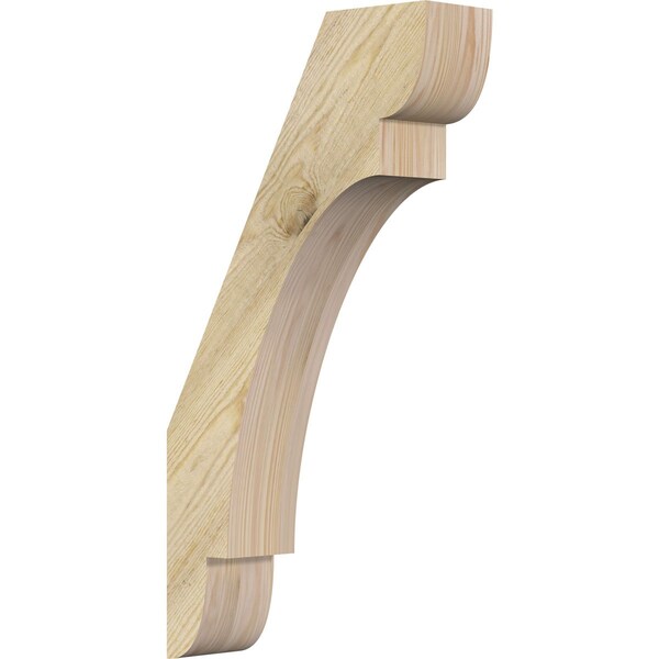 Ekena Millwork 4"W x 14"D x 26"H Olympic Rough Sawn Knee Brace, Douglas Fir BRC04X14X26OLY00RDF - main